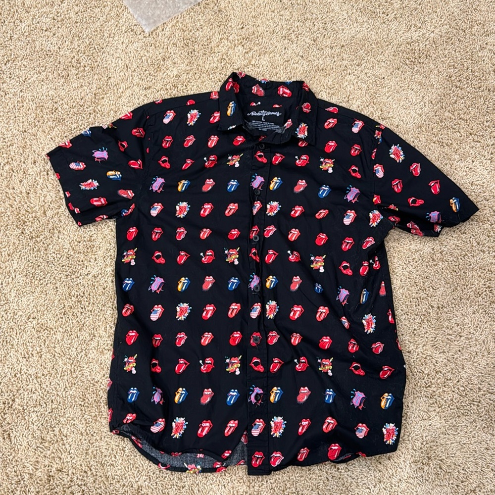ROLLING STONE Short Sleeve button up